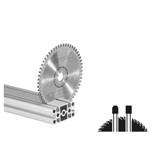 Lame de scie circulaire Festool ALUMINIUM/PLASTICS HW — Référence 493201 — vue 2
